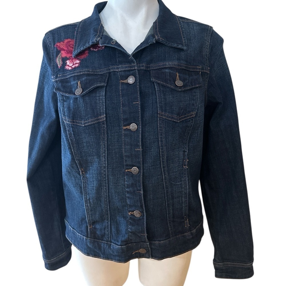 RJ EANS Embroidered Denim Jacket